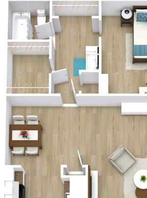 1 Bedroom Apartments in Bedford For Rent